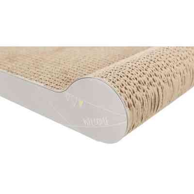 Дряпка (когтеточка) для котов Trixie картонная 38×6×18 см (светло-серая) (4011905480114) Винница