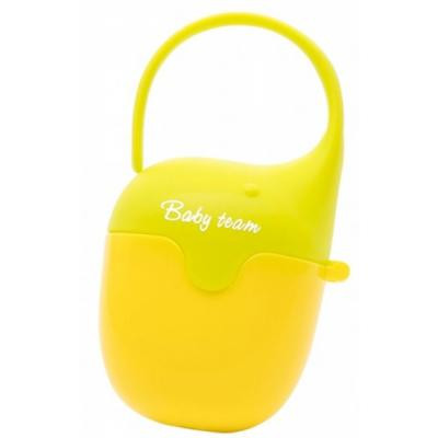 Контейнер для пустушок Baby Team Салатовый с желтым (3301_Салатовий з жовтим) Вінниця - фото 1