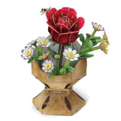 Пазл Cubic Fun трехмерный Букет цветов Роза (W3301h) Винница