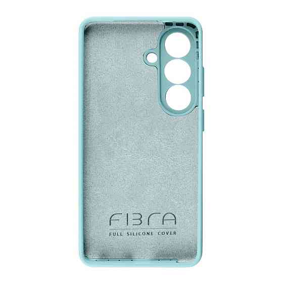 Samsung S26 S942 Чехол силиконовый Микрофибра (голубой) Одесса
