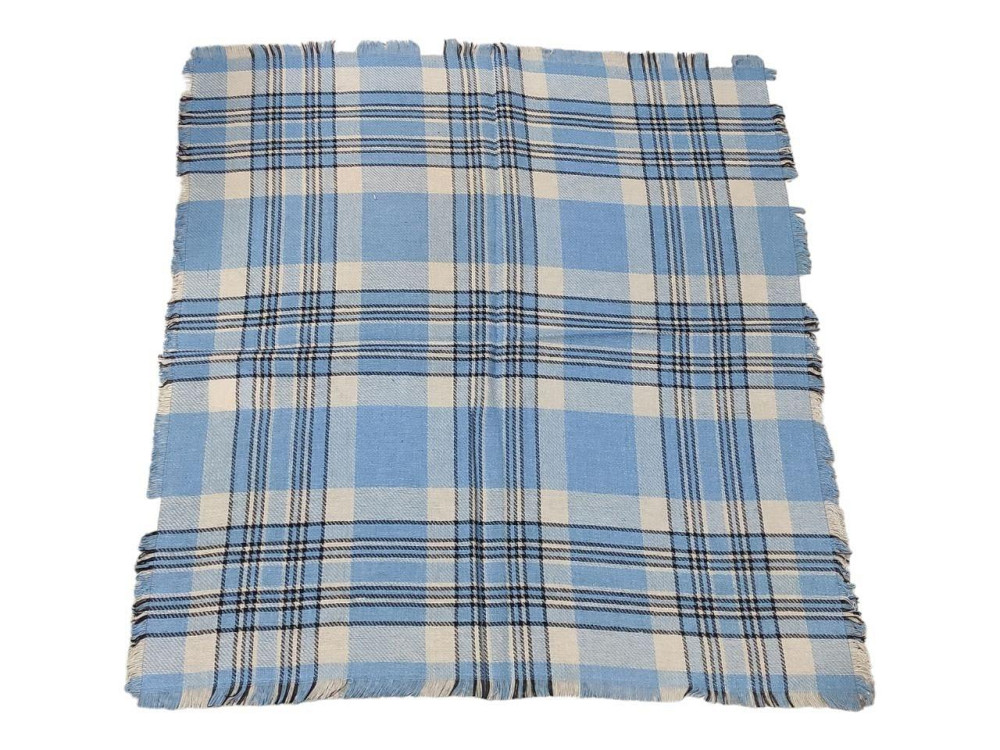 Хустка напіввовняна 85х85 блакитна Київ - фото 2