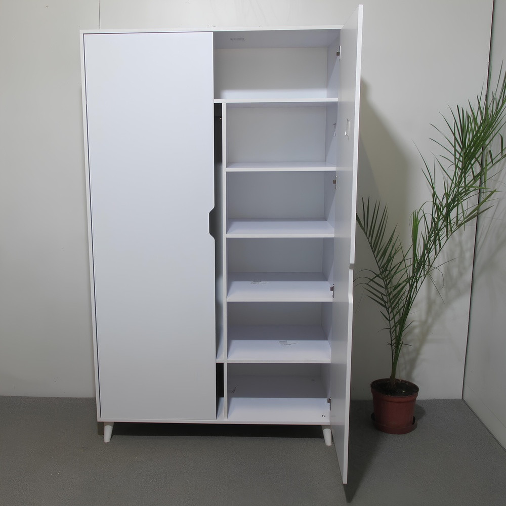 Шафа дводверна з білими ніжками М-ЗОН Борн 1200 Дуб Артизан (MZN-031052) Львів - фото 8