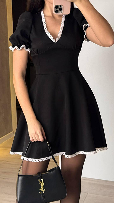 Женское романтичное привлекательное вечернее платье костюмка + кружево Одесса - изображение 2