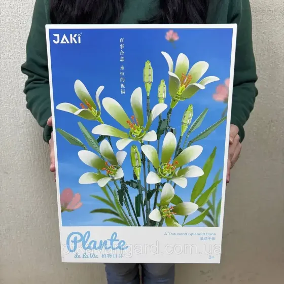 Конструктор букет білих лілій квіти 518 деталей 3D Creator Хмельницький