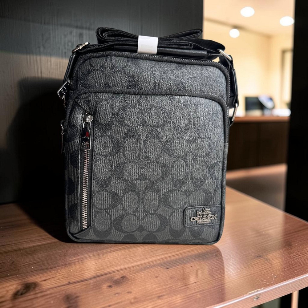 Чоловіча сумка барсетка стиль Coach, сумка на плече Коач ( 133 ) Харьков - изображение 5
