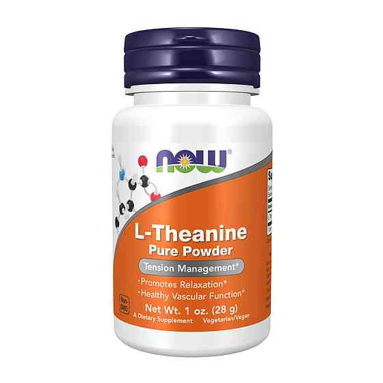 Амінокислота NOW Foods L- теанін L-Theanine Powder 28g Київ