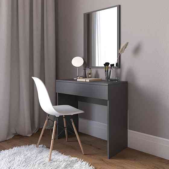 Туалетний столик VAYS D-3, з висувною шухлядою, ЛДСП, 80×40×76 см - для спальні, макіяжу, косметики Львів