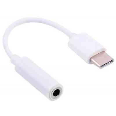 Перехідник Lapara USB Type-C Male - Audio AUX mini jack 3,5 mm Female (LA-Type-C-Audio-3.5mm white) Вінниця