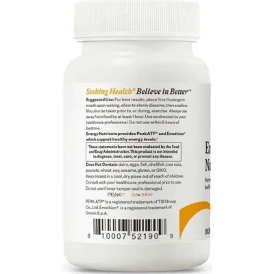 Вітамінно-мінеральний комплекс Seeking Health Поживні речовини для енергії та здоров&apos;я, Energy Nutrients, (SKH52190) Вінниця - фото 4