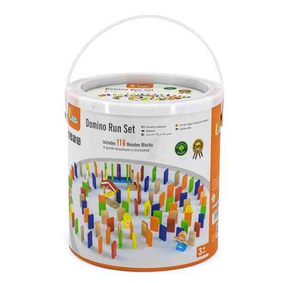 Динамічний конструктор Viga Toys Дерев'яне доміно 116 ел. (51620) Харьков