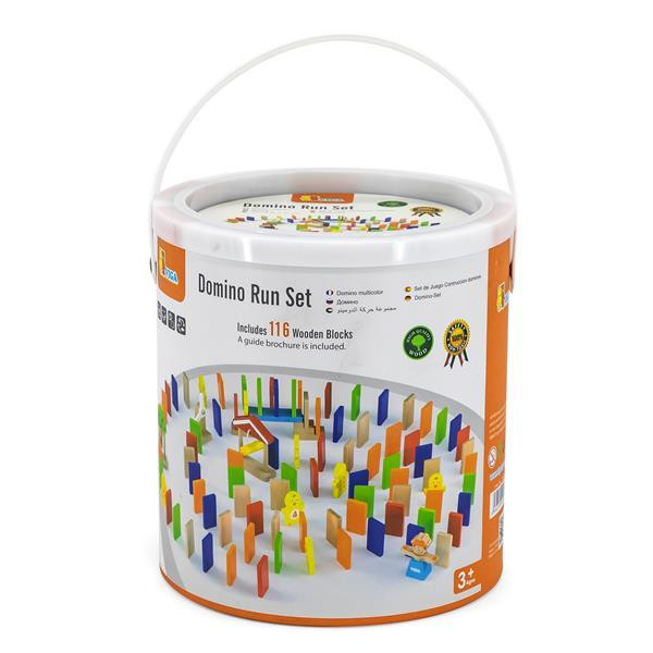 Динамічний конструктор Viga Toys Дерев'яне доміно 116 ел. (51620) Харьков - изображение 2