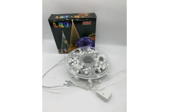 Гирлянда на катушке, от сети, Buble 50м, 8 режимов, Мультик/ Светодиодная гирлянда на елку Коломия
