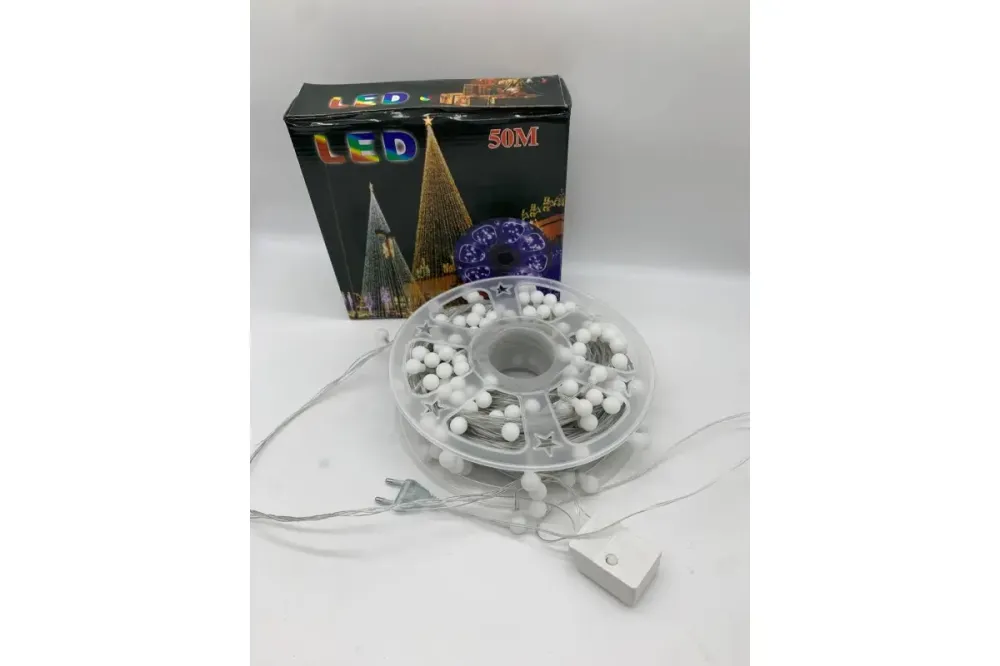 Гирлянда на катушке, от сети, Buble 50м, 8 режимов, Мультик/ Светодиодная гирлянда на елку Коломия - фото 5