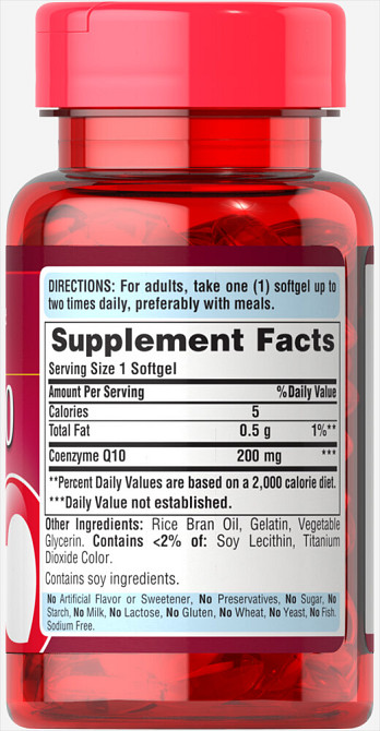 Коэнзим Q-10 (Q-SORB Co Q-10) 200 мг 30 капсул Киев - изображение 2