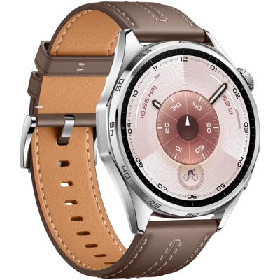 Смарт-часы Huawei WATCH GT 6 46mm Brown Leather (55020FTW) Винница - изображение 3