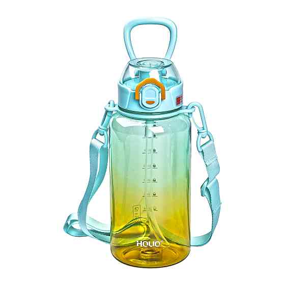 Пляшка для води 1 л пляшечка з мундштуком м'ятна HP-14-31M Коломия