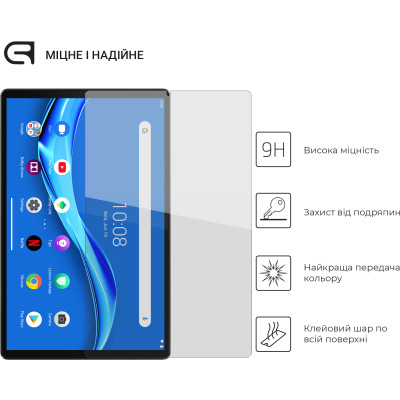 Стекло защитное Armorstandart Glass.CR Lenovo Tab M10 Plus TB-X606/M10 Plus (2nd Gen) (ARM60055) Винница - изображение 2