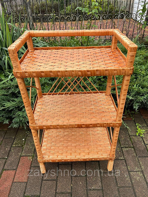 Стелаж плетений на 3 полиці Київ - фото 6