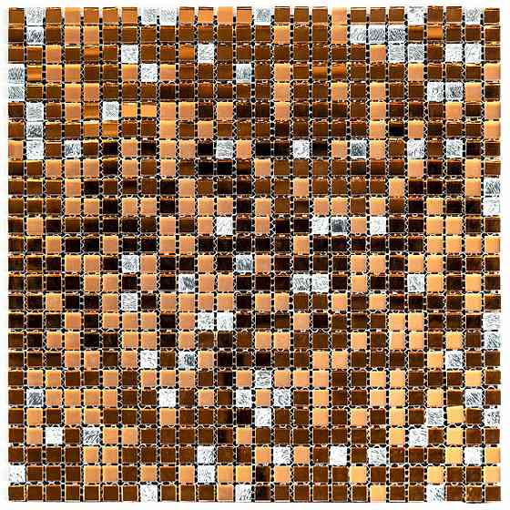 Мозаика зеркальная 298х298х4,5мм Медная SW-00002370 Киев