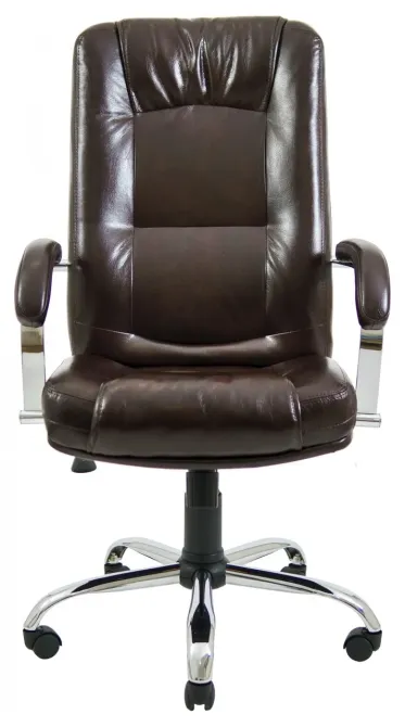 Офісне Крісло Керівника Richman Alberto Titan Dark Brown Хром М3 MultiBlock Коричневий Київ - фото 2