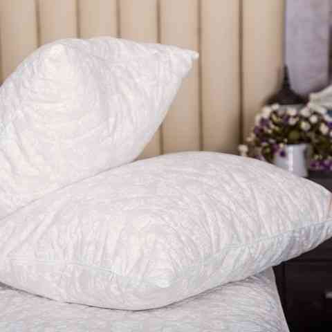 Ecotton Подушка Ecotton 50х70 см антиалергенна натуральний чохол бежевий 20-0256 Ivory Київ