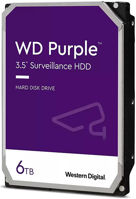 HDD 6Tb, WD Purple, 256M, 5400RPM ,SATA III (WD64PURZ) Винница - изображение 1