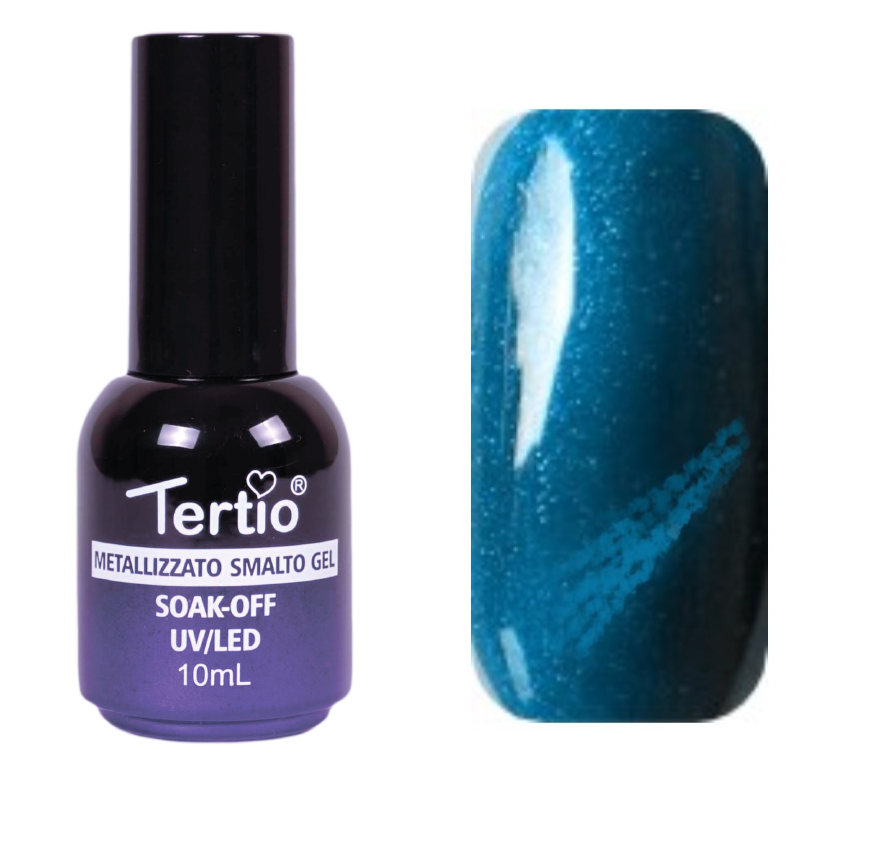 ГЕЛЬ-ЛАК No021 (ЛАЗУРНИЙ МАГНИТНИЙ) КОТЯЧЕ ОКО 10 МЛ TERTIO Київ - фото 1