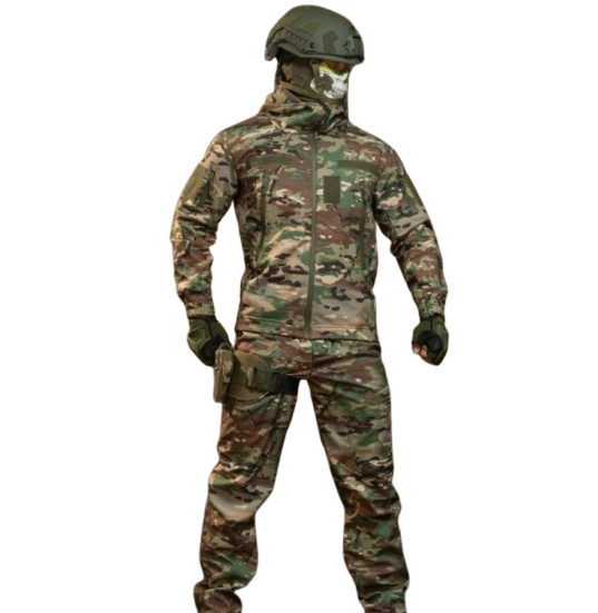 Демисезонный тактический костюм Cофтшел Softshell Rocket НП4862 (Мультикам) XL Киев - изображение 1