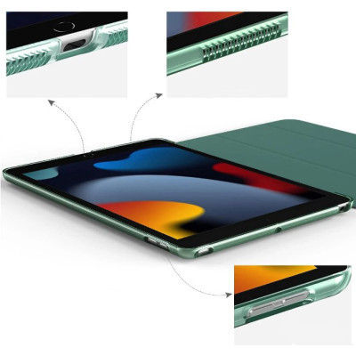 Чехол для планшета BeCover Tri Fold Hard Apple iPad 10.2 2019/2020/2021 Dark Green (709656) (709656) Винница - изображение 5