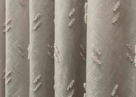 Шторна тканина Льон Букле колір бежевий 1887ш Київ