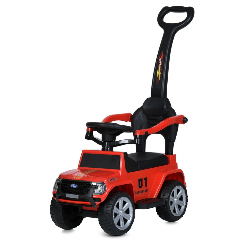 Дитяча каталка-толокар 2 в 1 M 5804EL-3 з батьківською ручкою Вінниця - фото 1