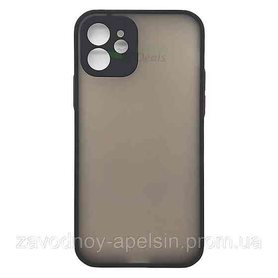 Iphone 12 mini Чехол матовый Защита камеры (TPU+PC) Одесса