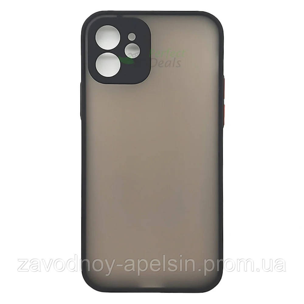 Iphone 12 mini Чехол матовый Защита камеры (TPU+PC) Одесса - изображение 1