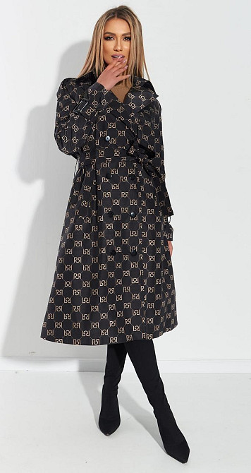 Двобортний класичний тренч (42) Київ - фото 4