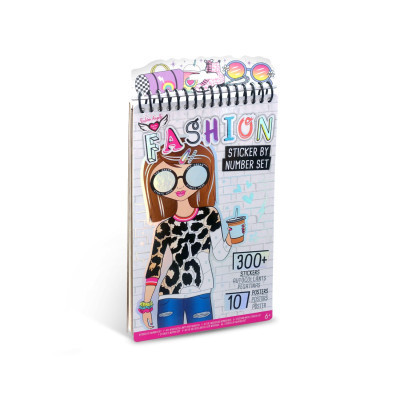 Набор для творчества Crayola Creations постеров с наклейками по номерам, 10 страниц (26285) Винница - изображение 1