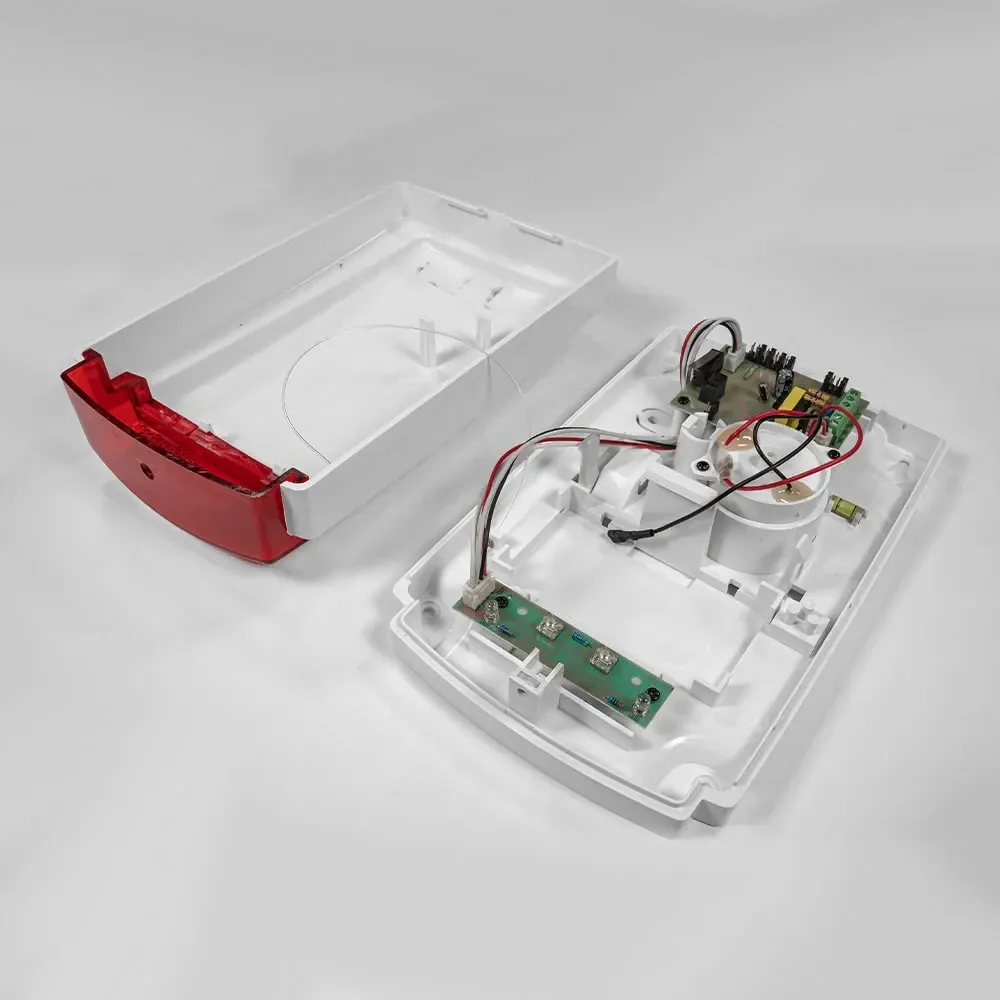 Сирена світлозвукова автономна зовнішня Trinix BS-22 115dB з місцем під АКБ 1.2Ah (28-00009) Київ - фото 6