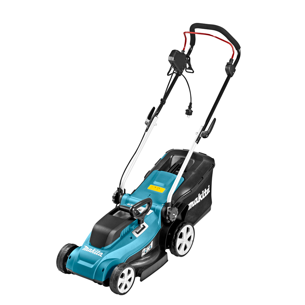 Профессиональная электрическая газонокосилка Makita ELM3320: 1200 Вт, 3400 об/мин, высота скашивания 20/40/55 Киев - изображение 1