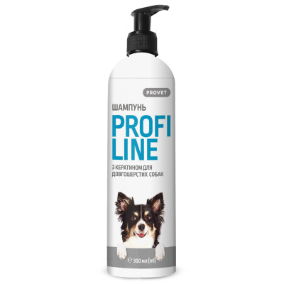 Шампунь для тварин ProVET Профілайн з кератином для довгошерстих собак 300 мл (4823082422029) Вінниця - фото 1
