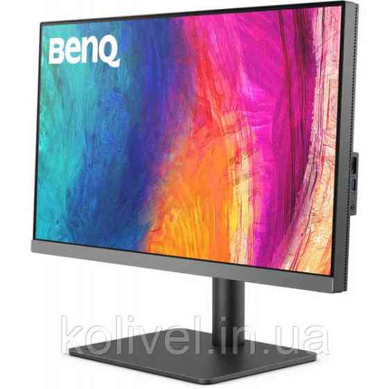 TFT 27" BenQ PD2706U, 4K UHD, IPS, 99% sRGB, HDR10, HDMI, DP, USB-C, USB-hub, HAS, колонки (9H.LLJLB.QBE) Київ