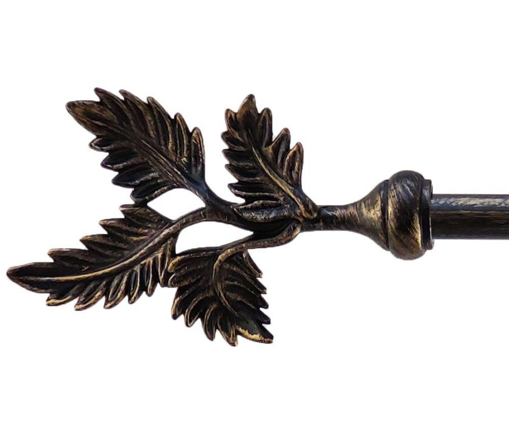 Закінчення для карнизу Orvit ПАПОРОТЬ 16 мм ЧОРНЕ ЗОЛОТО Львів - фото 1