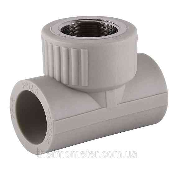 Тройник внутренняя резьба Vsplast PPR 20х1/2'' ** 1015 Киев