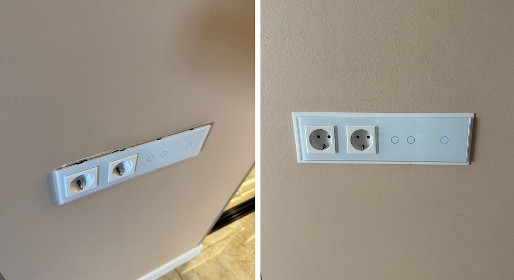 Накладка декоративна для вимикачів і розеток LIVOLO чорна (VL-ZCP-2B) Коломыя - изображение 5