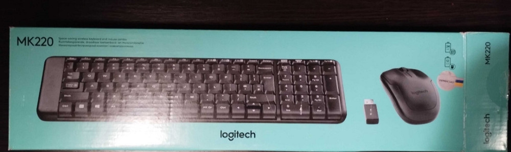 Клавиатура+ Мишка Безпроводная Logitech Wireless Combo MK220 Киев - изображение 1