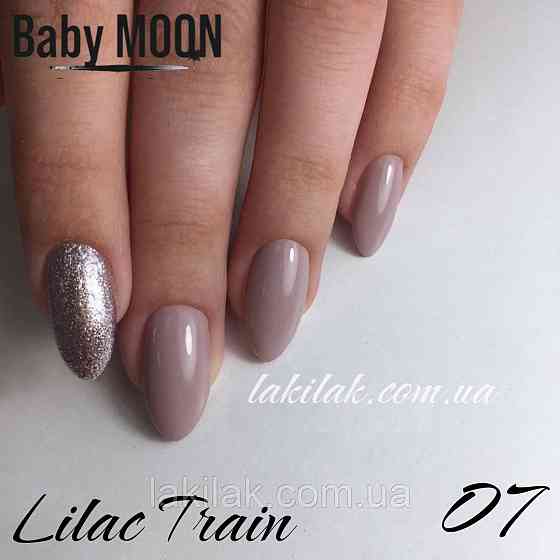 Гель-лак BABY MOON Lilac Train №07 рожевий пудровий, 6 мл Херсон