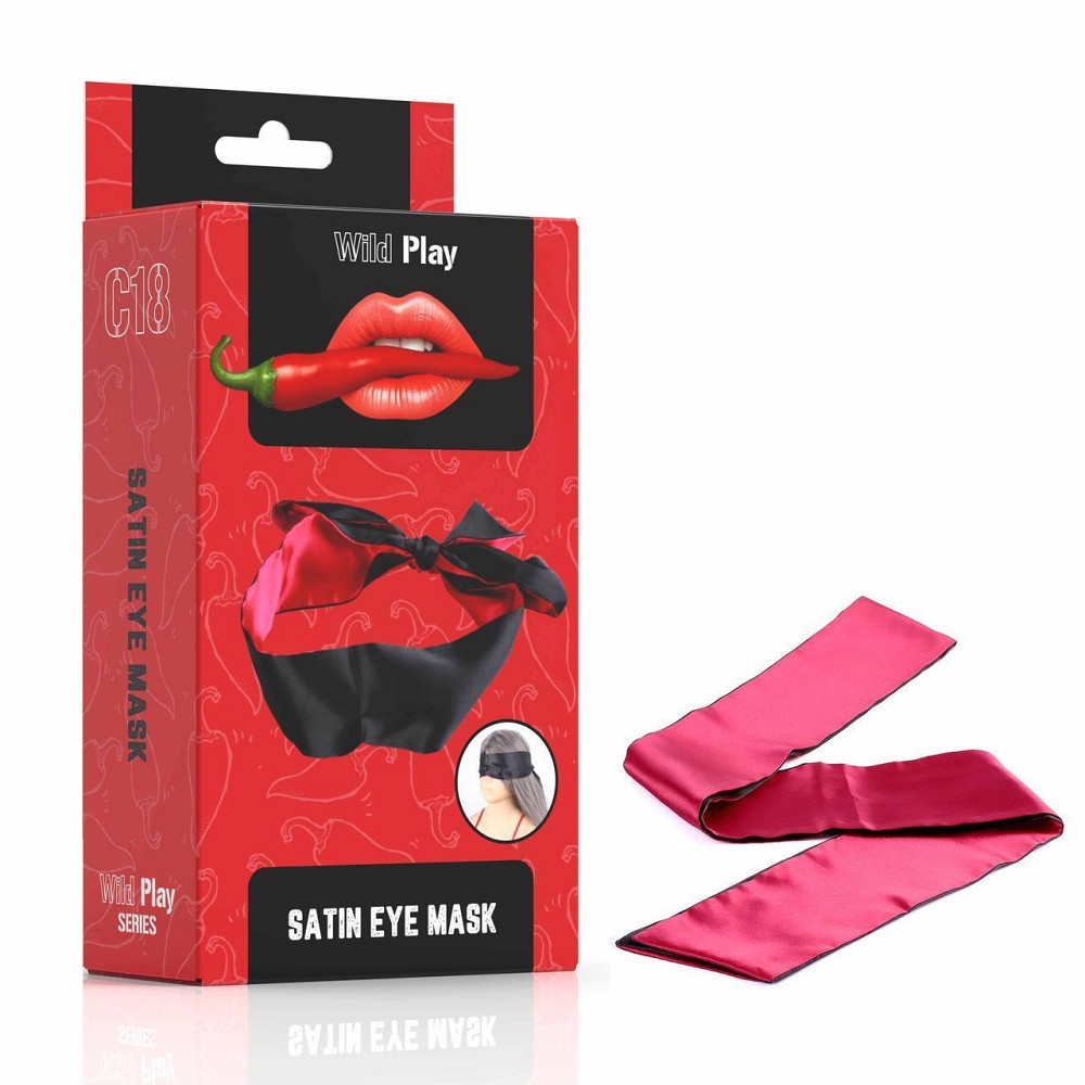 Пов'язка - Erospace Wild Play Satin Eye Mask C18 Sex Aura Київ - фото 1