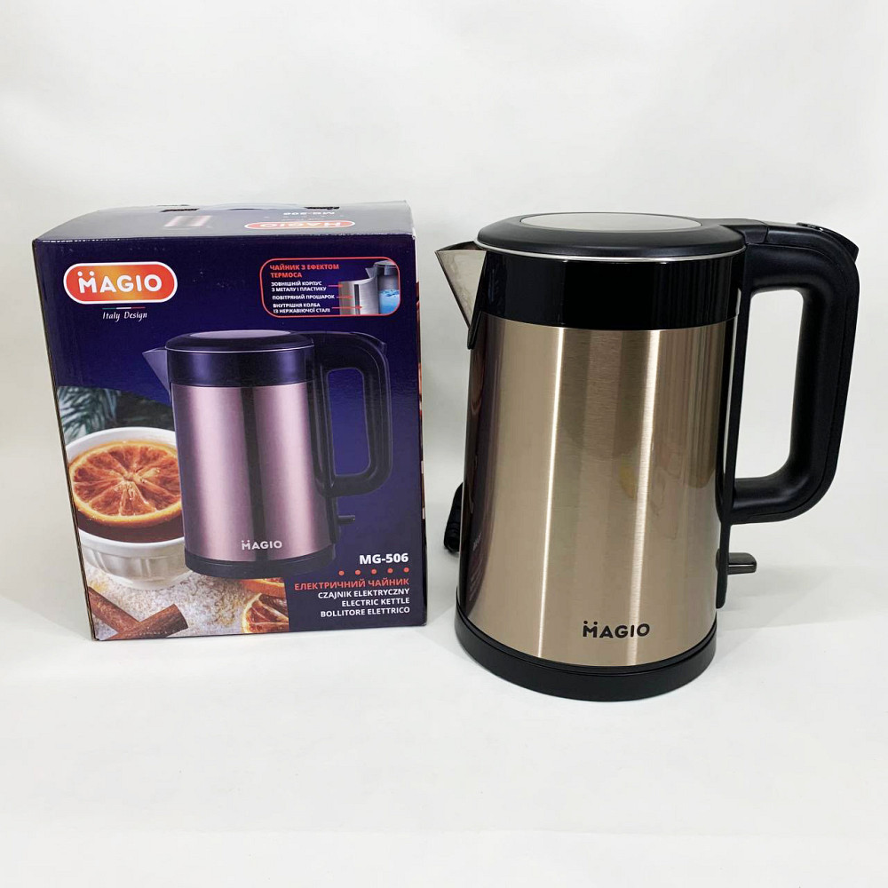 Электрический чайник с современным внешним видом, Электрический чайник-термос с индикатором включения EI-32 Львов - изображение 8