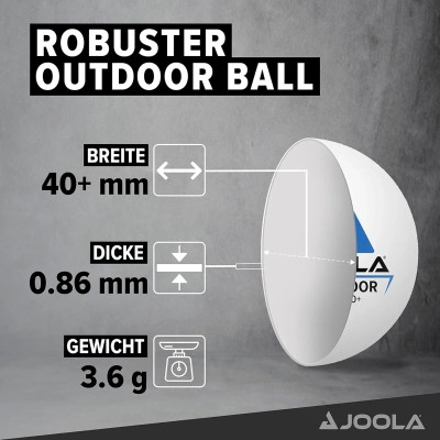 Комплект для настольного тенниса Joola Vivid Outdoor 2 Bats 3 Balls (51010) (930953) Винница - изображение 7