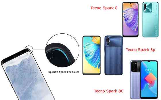 Захисне скло HyperGlass Pro для Tecno Spark 8, Spark 8p, Spark 8C – максимальна чутливість та захист Київ