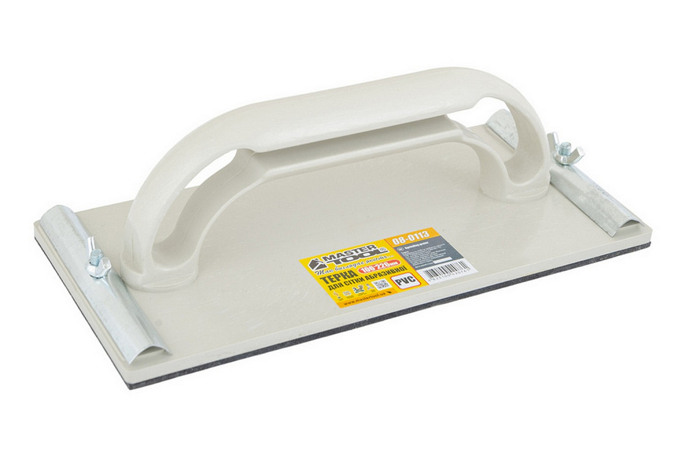MASTERTOOL Терка пластикова для сітки абразивної MASTERTOOL 106×226 мм жорстка платформа PVC 4 Коломия - фото 2
