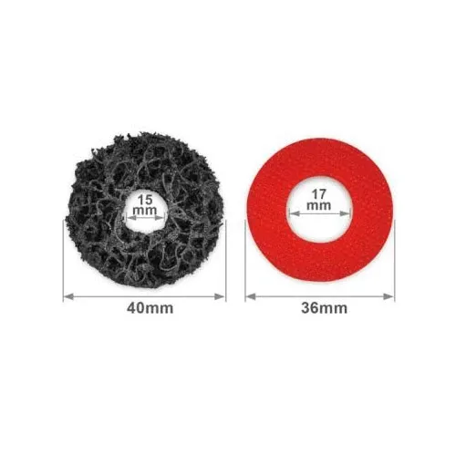 Круг шліфувальний для чищення колісних маточин (комплект 6 шт.)  TOPTUL JGAE0601 Чернігів